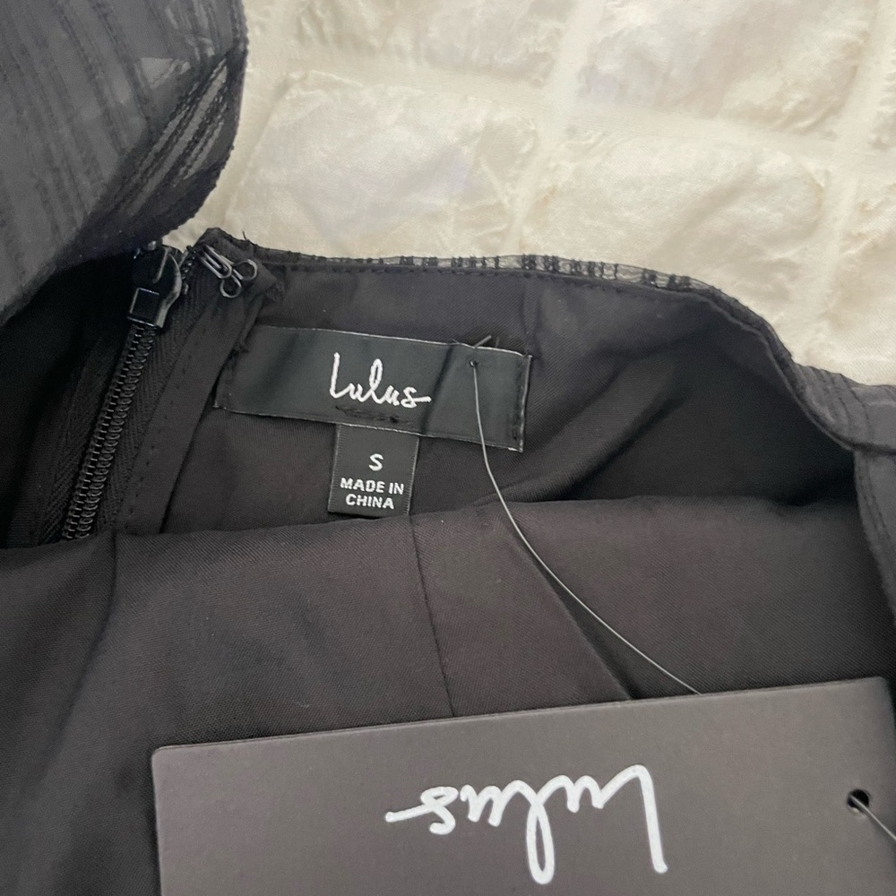 Lulu's Black Midi Dress - Picture 8 of 14
